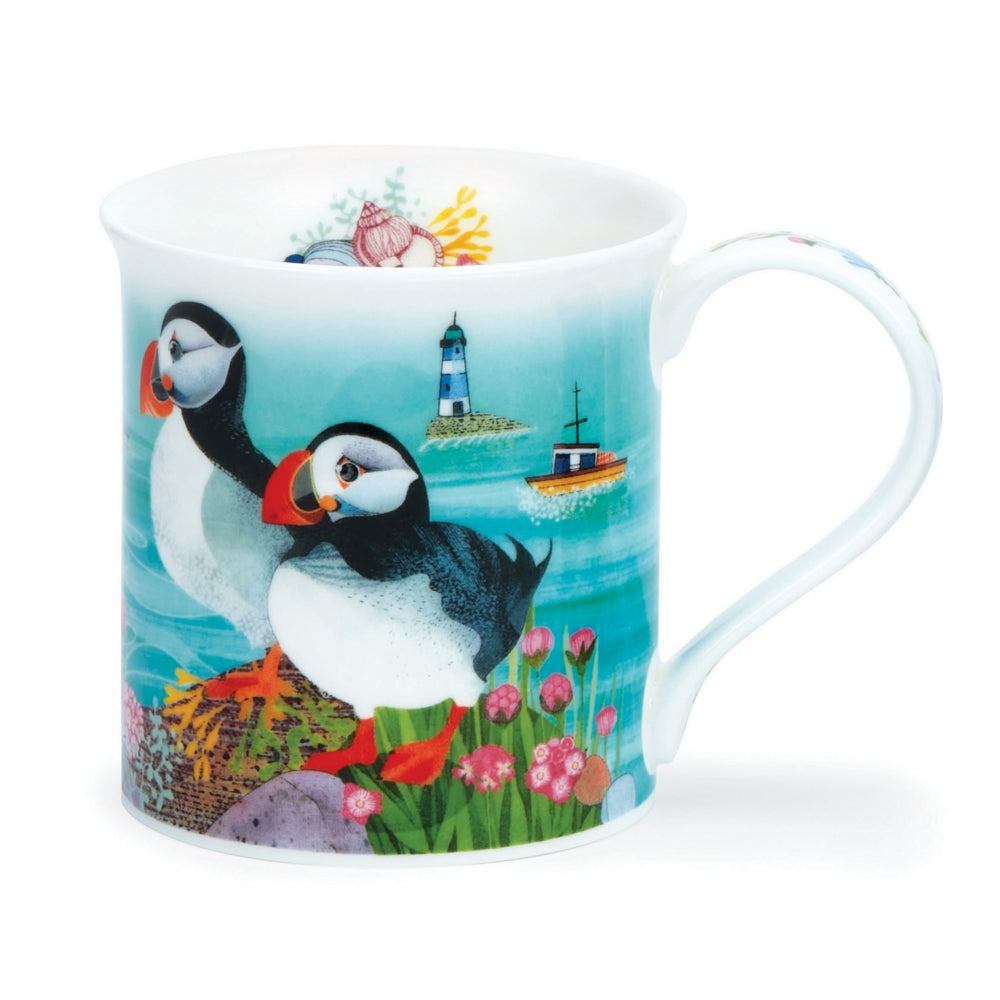 Dunoon Bute Seashore Puffin Mug
