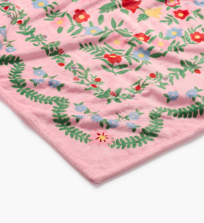 Fleece Blanket - Rosette