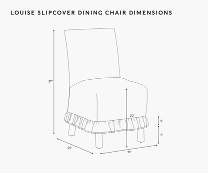 Louise Slipcover Dining Chair - Gracie