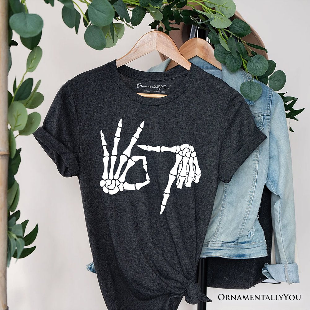 67 Skeleton Hands T-Shirt, Six Seven Funny Meme Tee