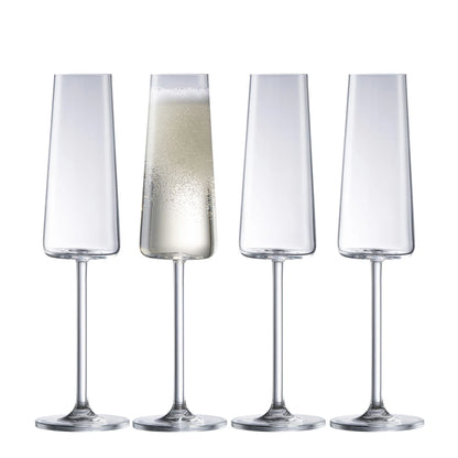 Galway Crystal Alto Prosecco Glass Set of 4