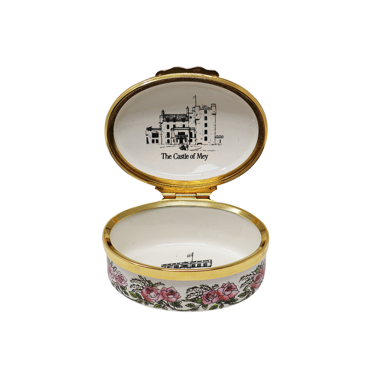 Halcyon Days 85th Birthday HM Queen Elizabeth The Queen Mother Enamel Box