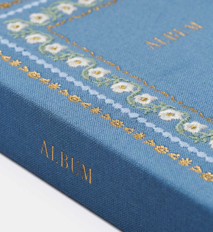 Embroidered Small Photo Album - Delphine