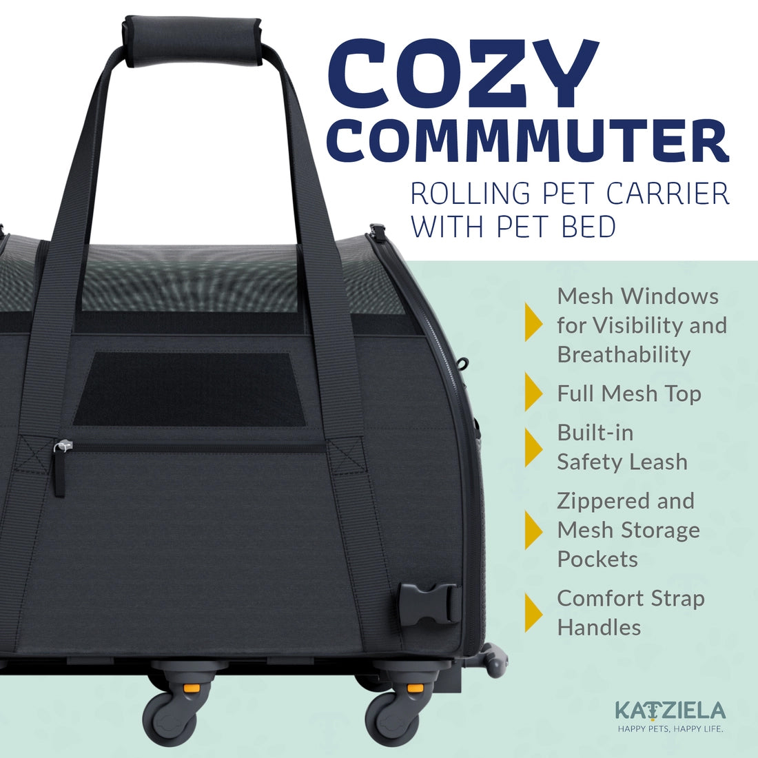 Katziela Cozy Commuter Carrier