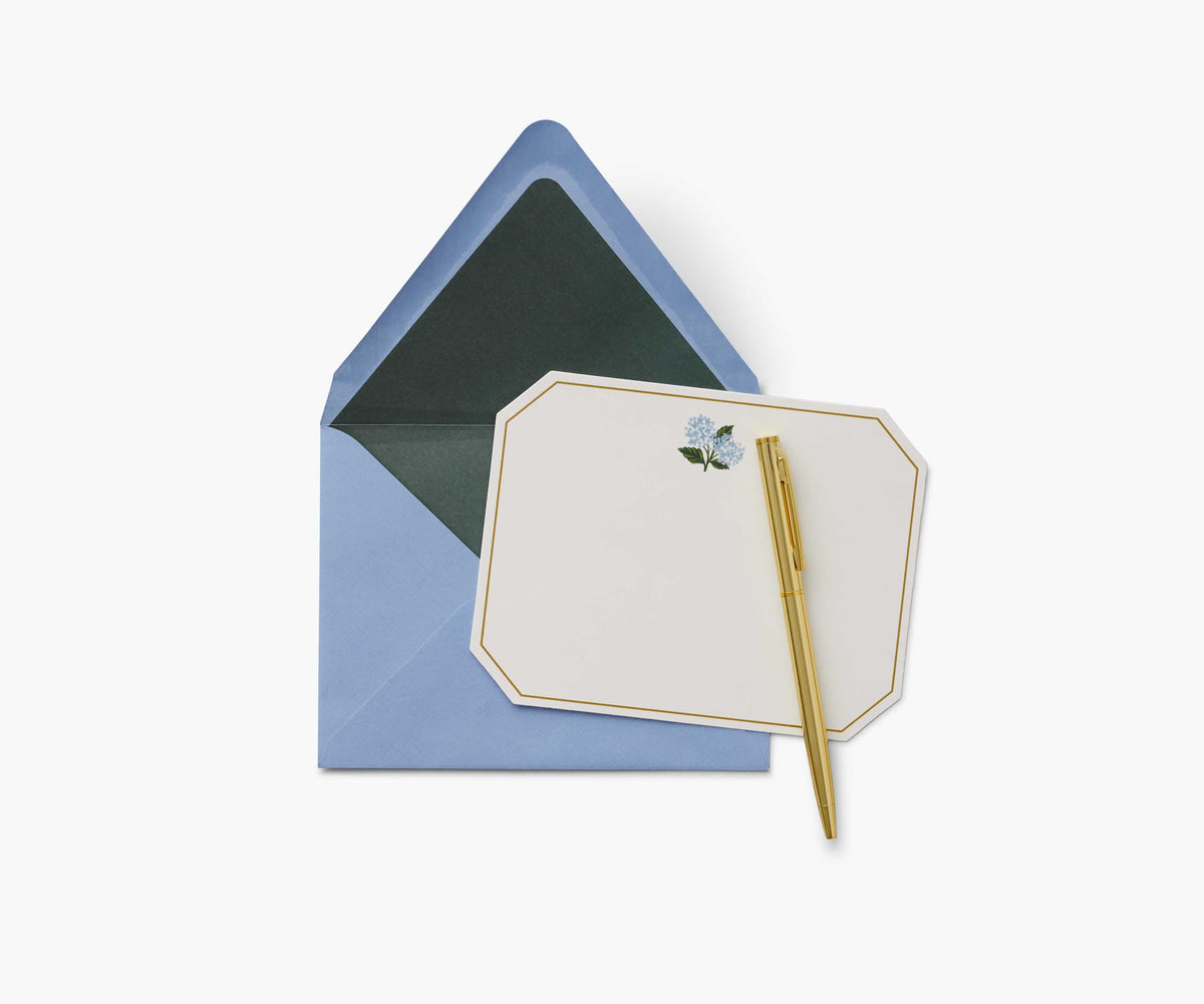 Letter Writing Set - Hydrangea