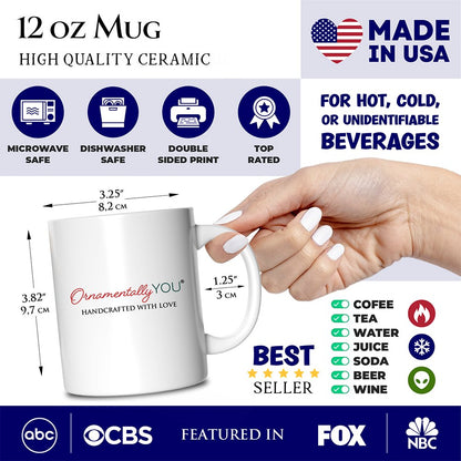 Artistic New Mexico State Themes and Landmarks Personalized Mug With Custom Name