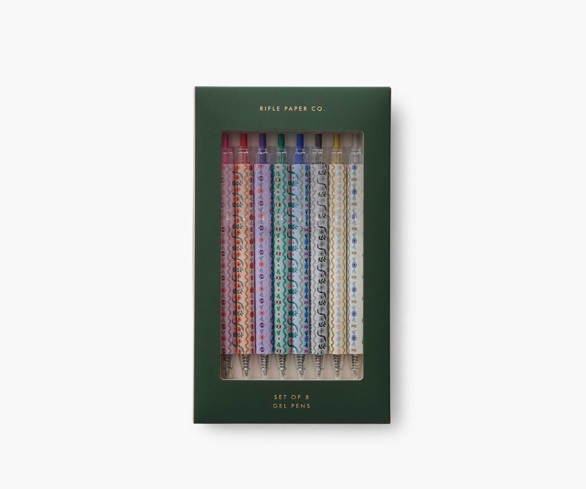 Gel Pen Set of 8 - Delphine