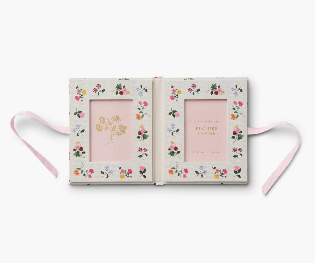 Folio Paper Wrapped Picture Frame - Ditsy Dahlia