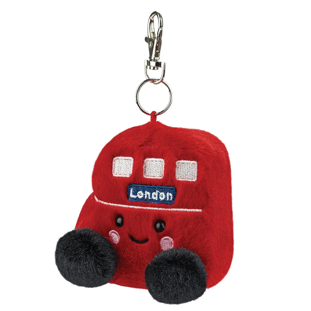 Palm Pals Bertie Red Bus Clip On