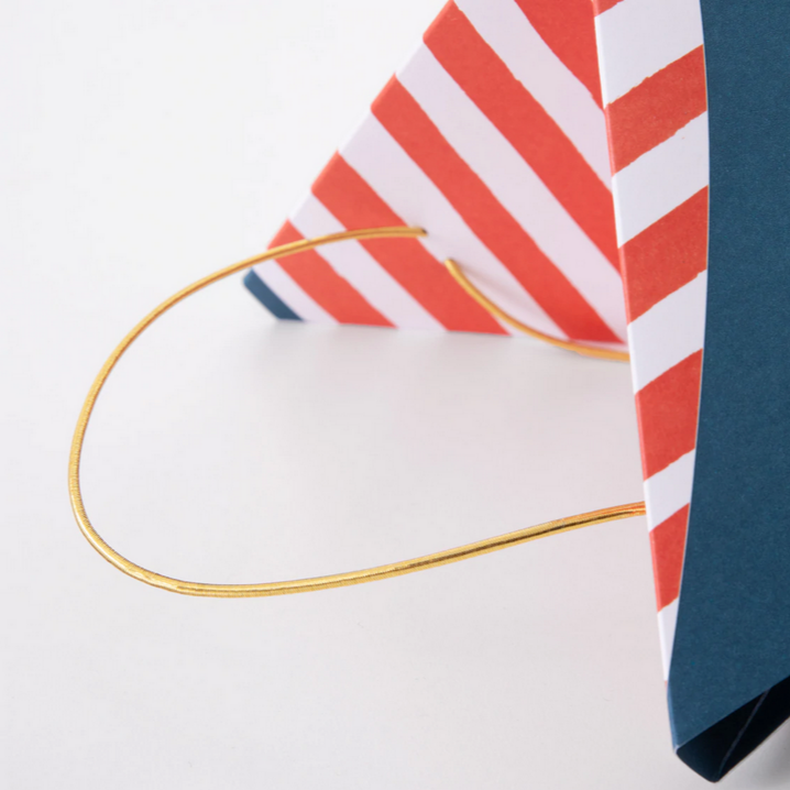 Blue Pirate Party Hats (pk8)