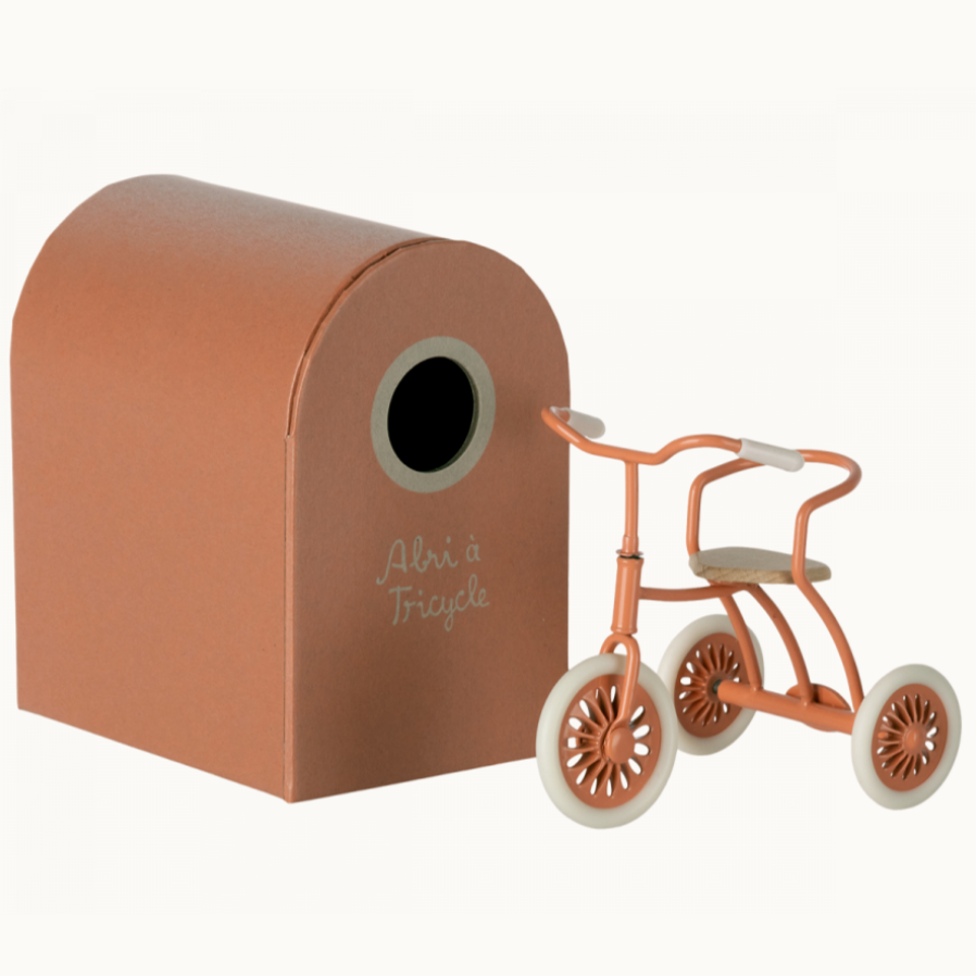 Abri à Tricycle for big sibling mouse - coral