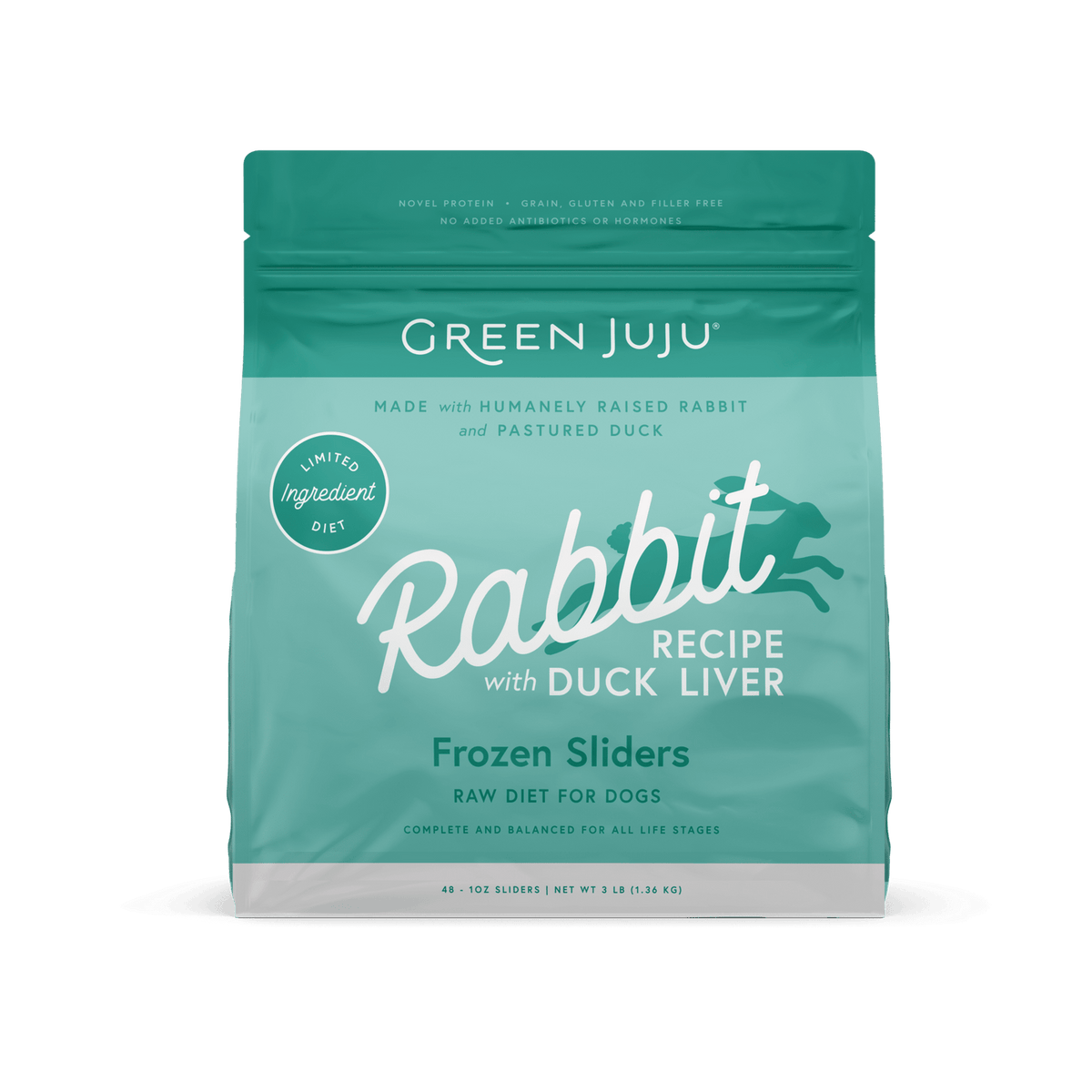 Green Juju Frozen Raw Diet Patties & Sliders