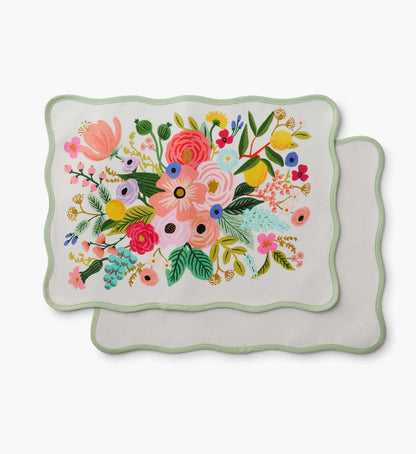 Cotton Placemat Set - Garden Party