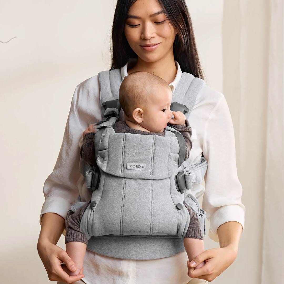 BabyBjörn Harmony Woven Mélange - Light Grey