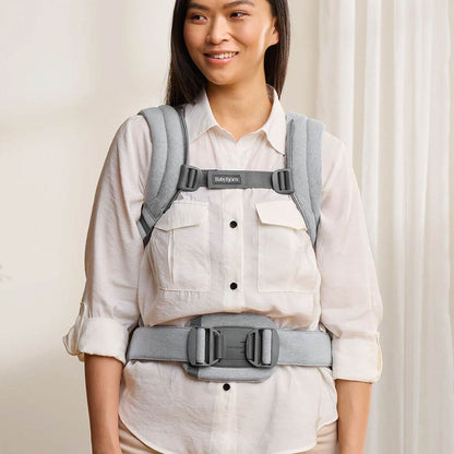 BabyBjörn Harmony Woven Mélange - Light Grey