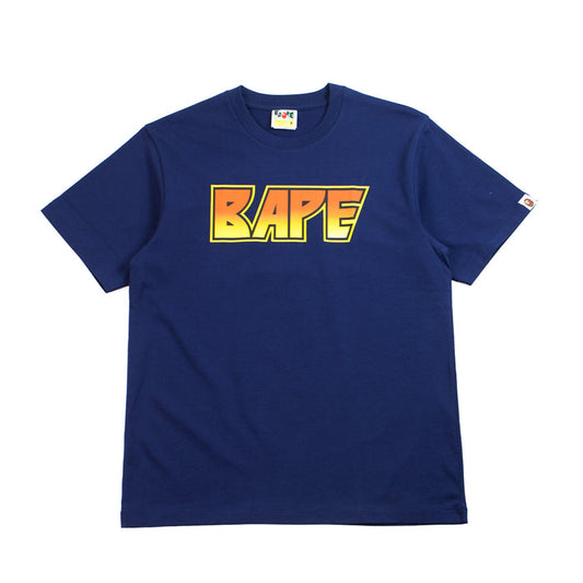Bape Kiss Logo Tee (Navy)