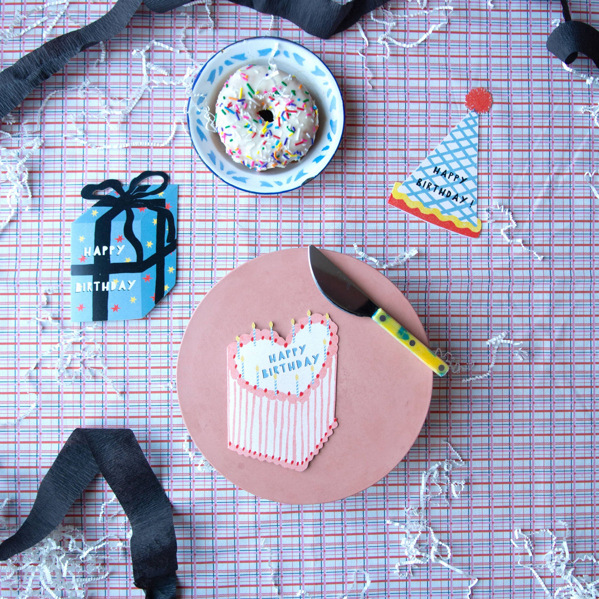 Birthday Hat Birthday Collection - Die Cut Card