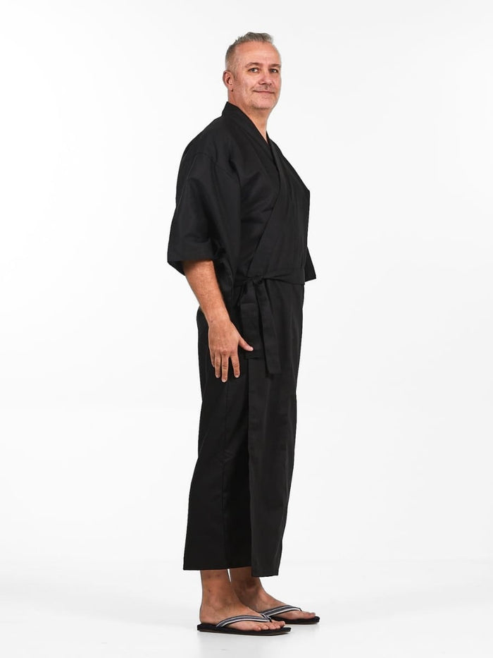 Black Men’s Kimono One Size