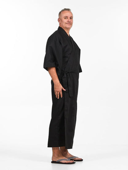 Black Men’s Kimono One Size