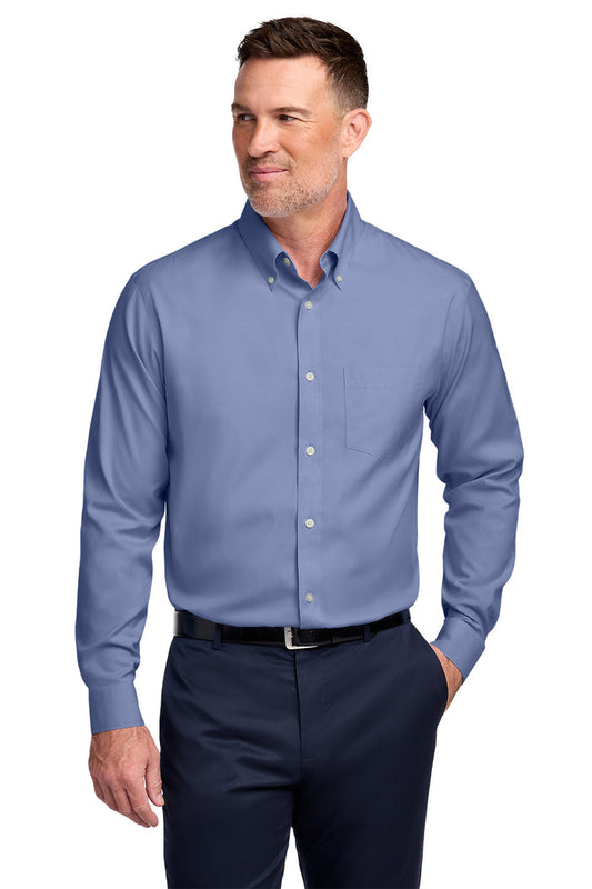 Brooks Brothers TALL Wrinkle-Free Stretch Pinpoint Shirt. TBB18000