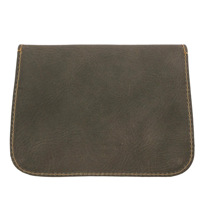Card Wallet Leaves Design - Stockyard X 'The Leather Store'