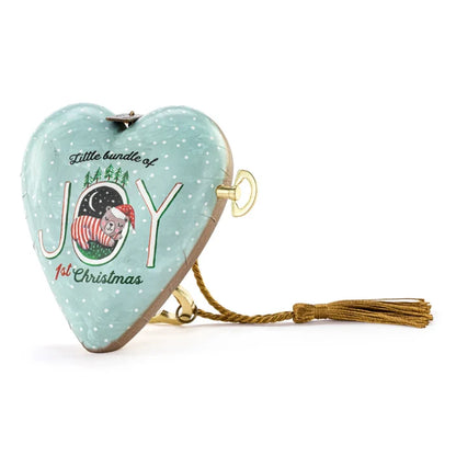 Child's 1st Christmas Musical Art Heart