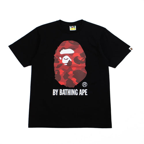 Color Camo By Bathing Ape Tee (Black/Red)