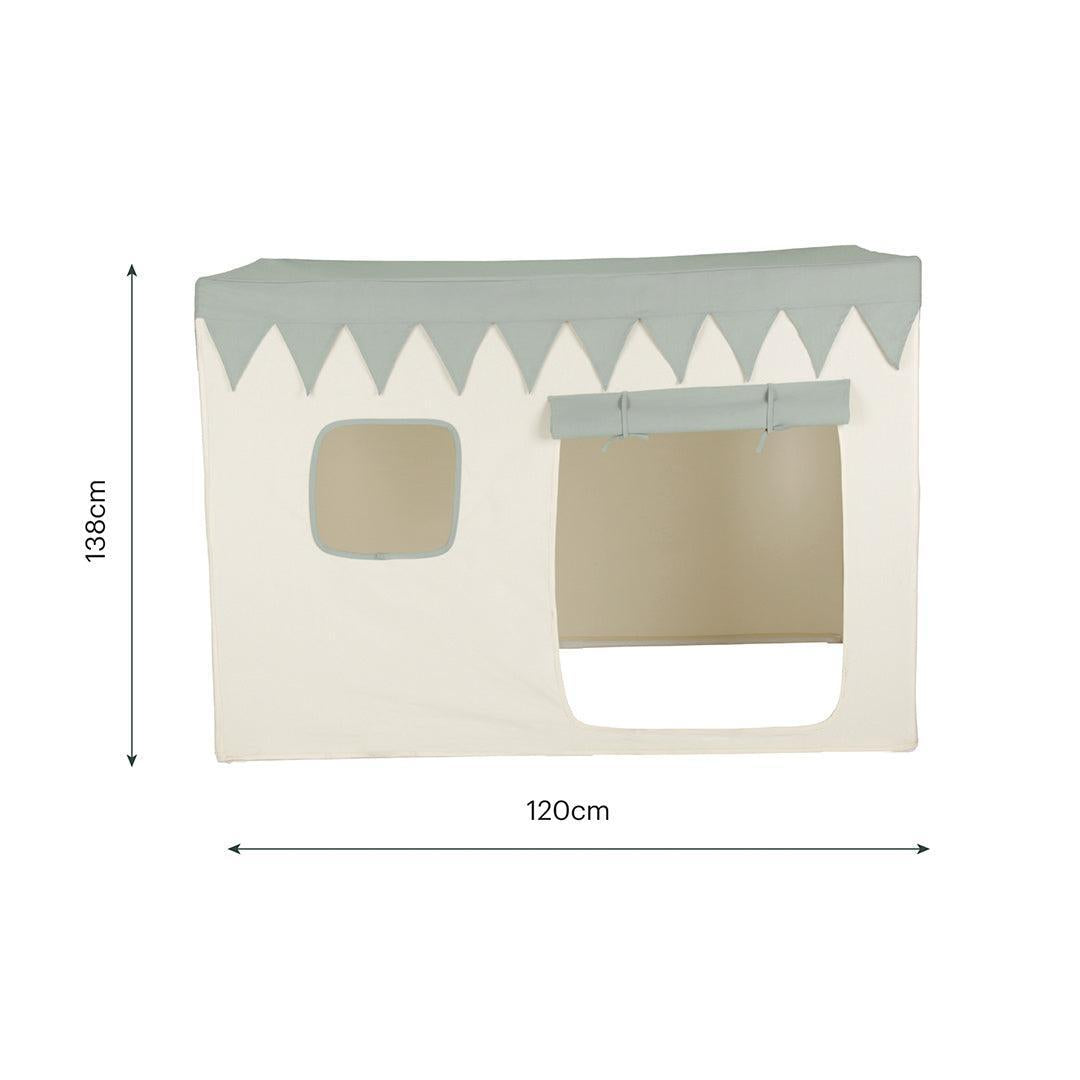 CuddleCo Play House with Bunting - Sea Salt