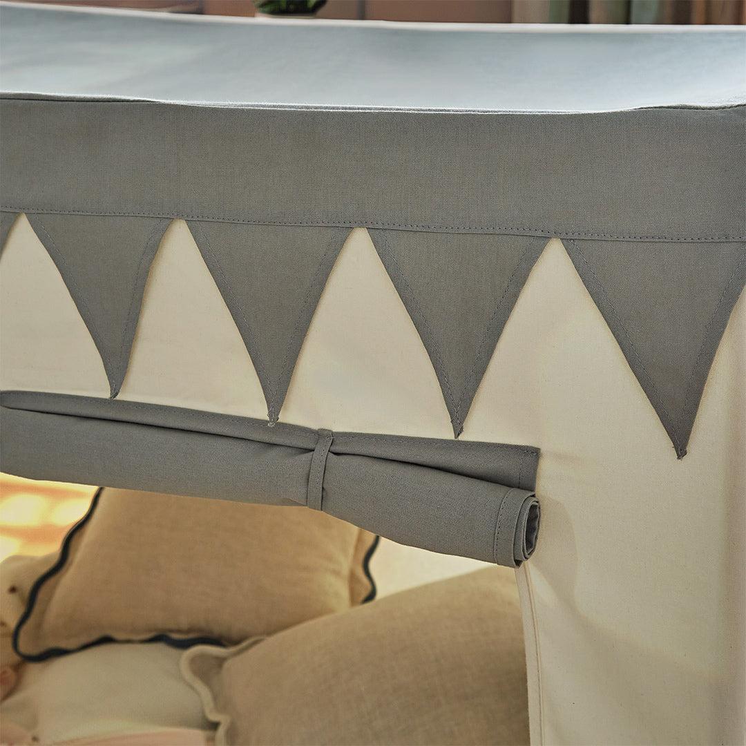 CuddleCo Play House with Bunting - Sea Salt