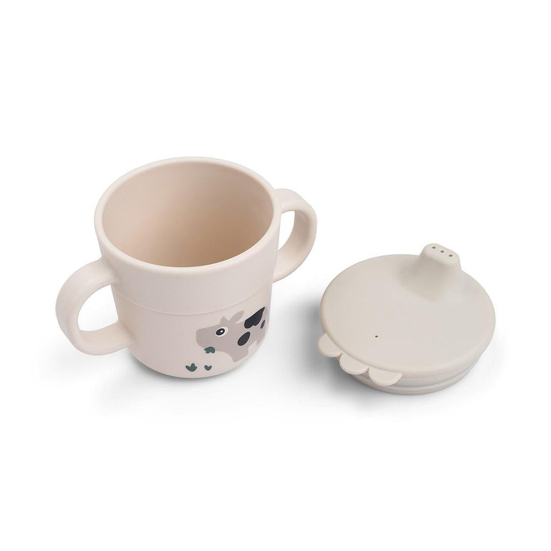 Done By Deer Foodie Spout Cup - Tiny Farm Sand