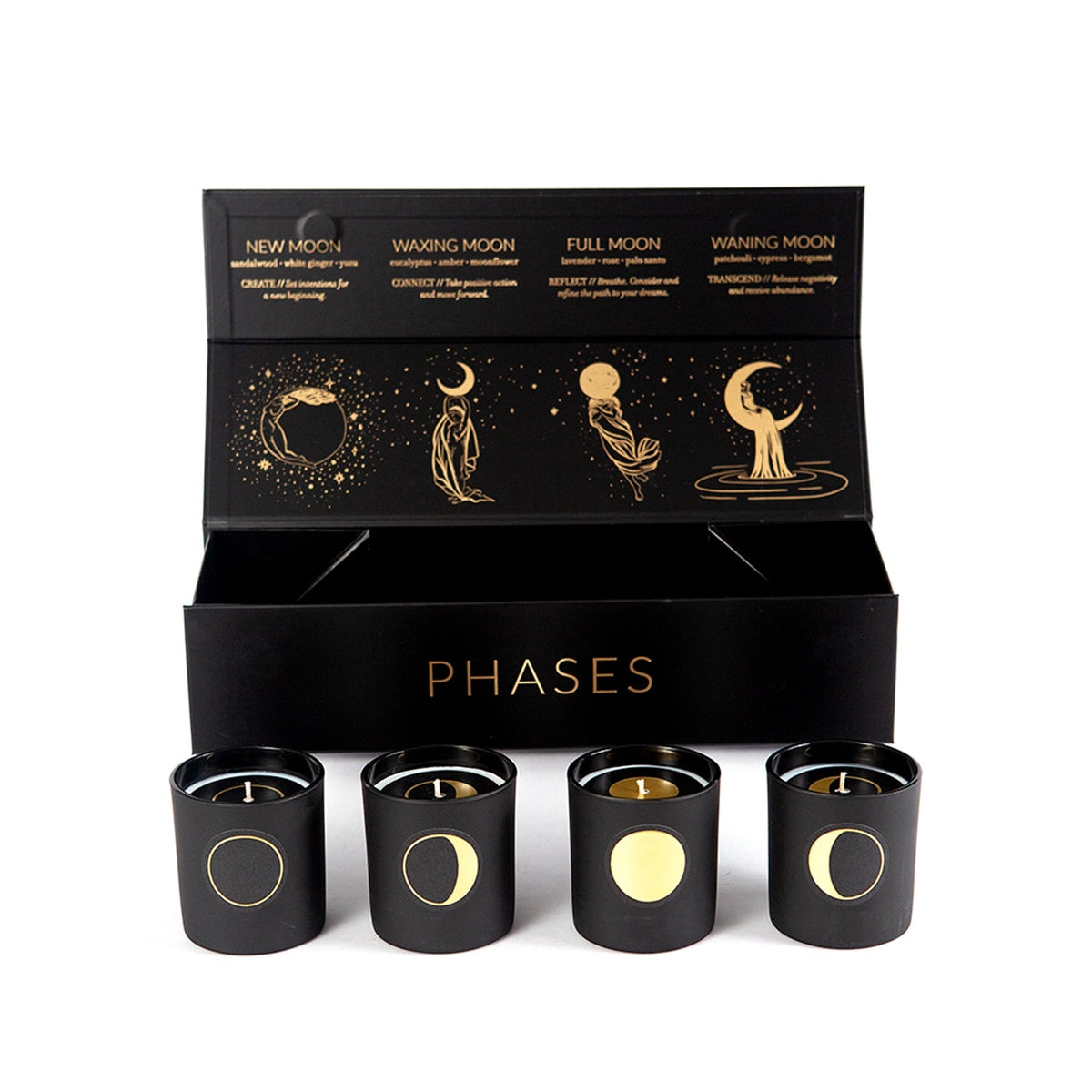 MOON PHASES CANDLE SET