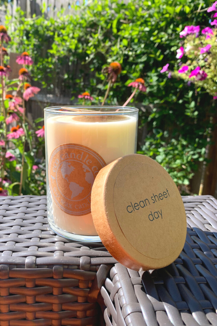 Eco Candle Company - 18oz eco candle CLEAN SHEET DAY