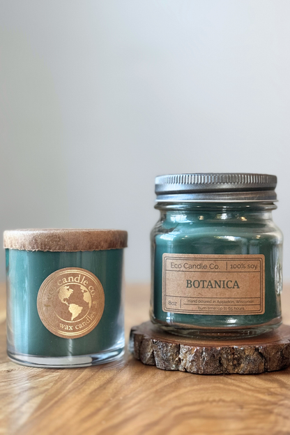Eco Candle Company - 8oz mason BOTANICA