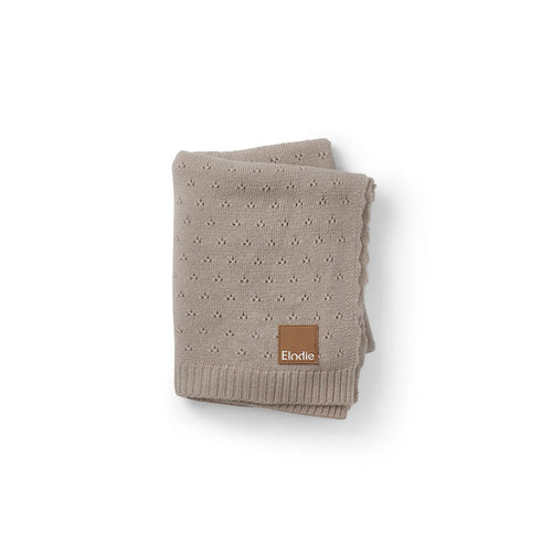 Elodie Details Pointelle Blanket - Tender Taupe