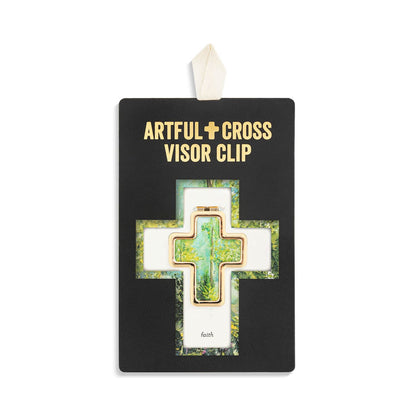 Faith Cross Visor Clip