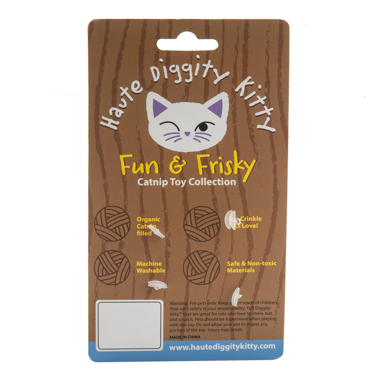 Haute Diggity Dog - Purrona (Bottle & Ball) Organic Catnip Toys
