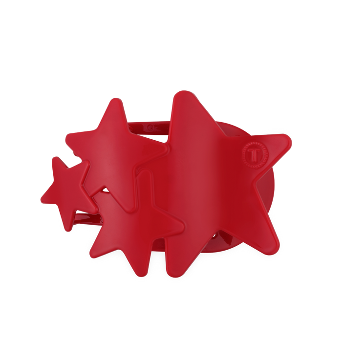 Flat Hair Clip | Large | Red Shooting Star