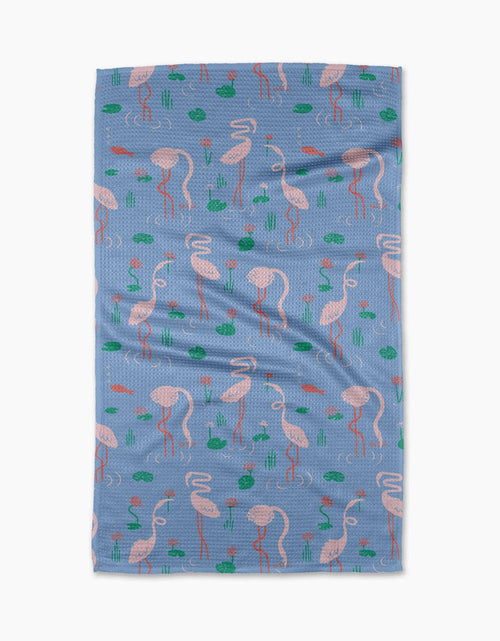 Flirty Flamingo Tea Towel
