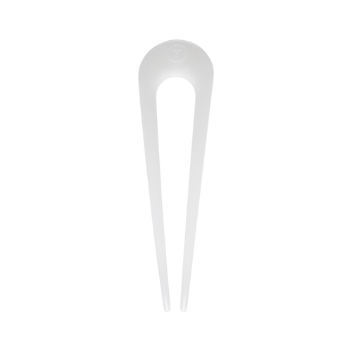 French Hair Pin Coconut White