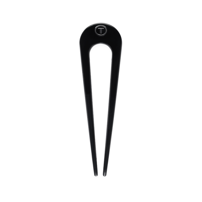 French Hair Pin Jet Black
