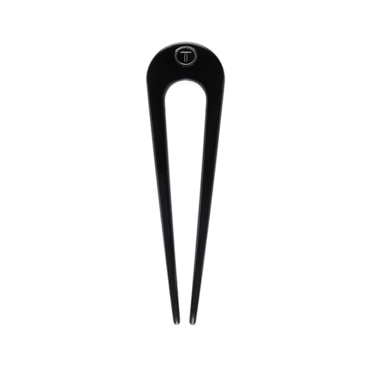 French Hair Pin Jet Black