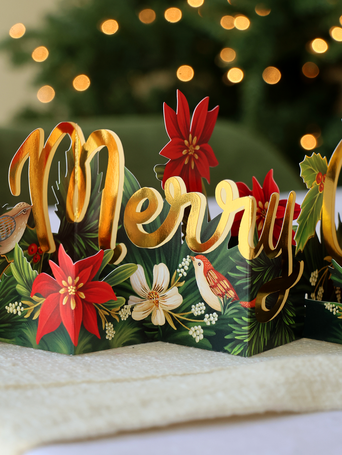 FreshCut Paper LLC - Christmas Wishes: Accordion Card (10 Accordion Cards)