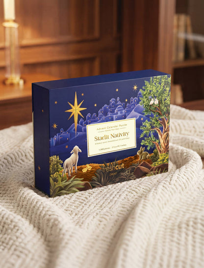FreshCut Paper LLC - Starlit Nativity Advent Puzzle
