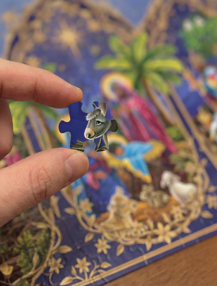 FreshCut Paper LLC - Starlit Nativity Advent Puzzle
