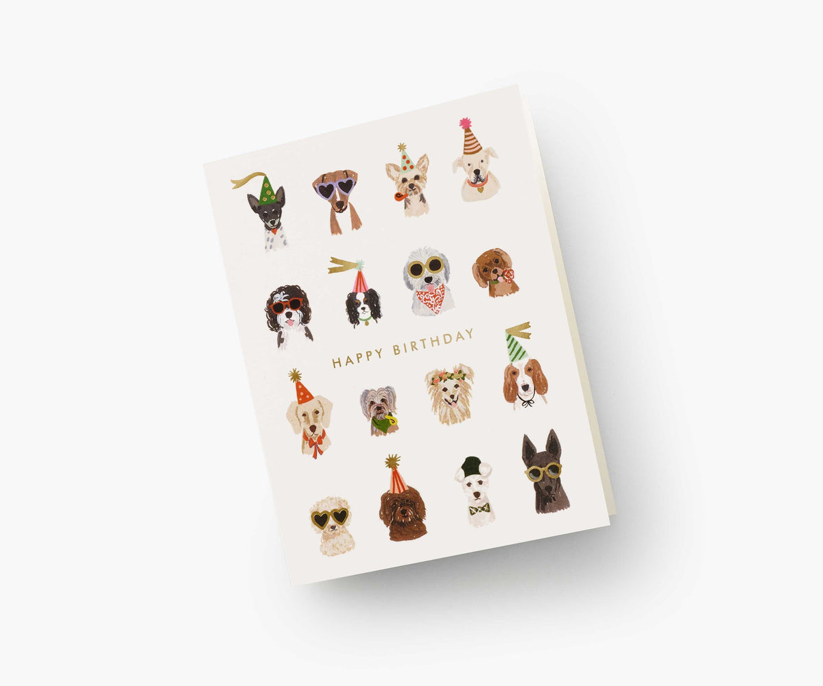 Party Pups Birthday Cards - Boxed Set