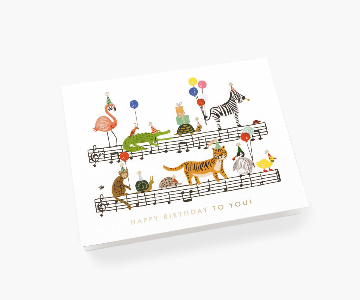 Happy Birthday Song Birthday Cards - Boxed Set