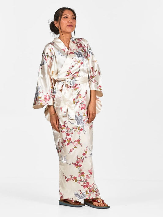 Happi Kimono Women - Ume to Tsuru One Size