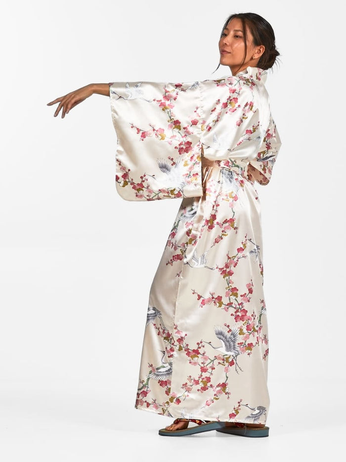 Happi Kimono Women - Ume to Tsuru One Size