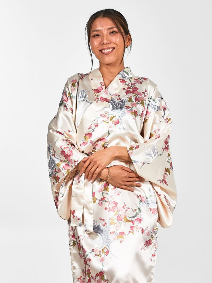 Happi Kimono Women - Ume to Tsuru One Size