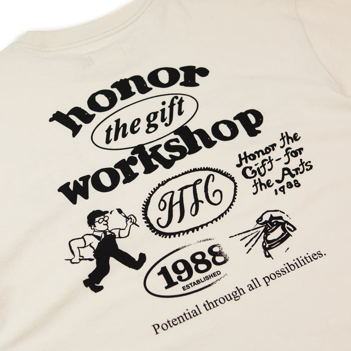 Honor Workshop Tee (Bone)